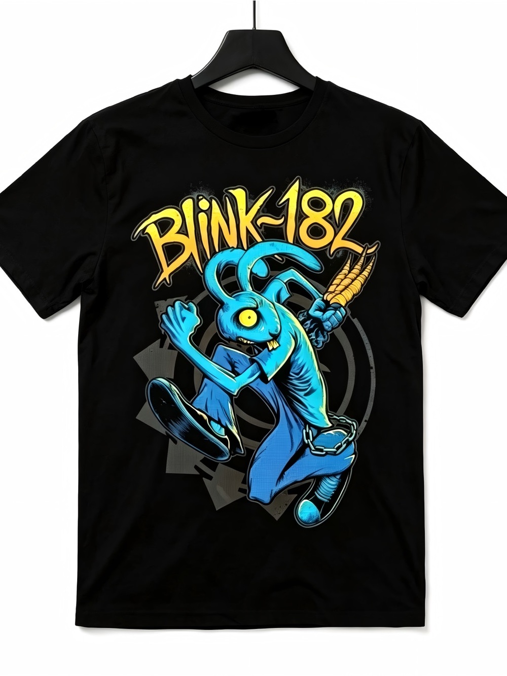 Blink 182 World Tour Rabbit Pop Punk Fan Womens Mens T-shirt Unisex